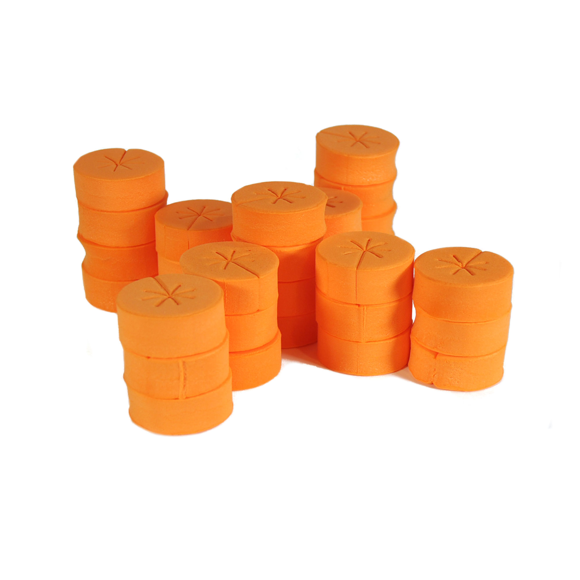 2″ xGarden Orange Clone Collars pack of 30